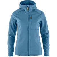 Fjällräven - Women's Keb Fleece Hoodie - Fleecevest L, blauw