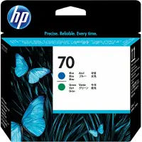 HP 70 (C9408A) Inktcartridge Blauw + groen