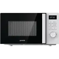 Gorenje MO20A3WH, Werkblad, Vrijstaande magnetron, 20 liter, 800 watt, Ingebouwd display, Knopbediening, Draaiknoppen