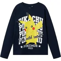 Name it Shirt 'NKMAst Pokemon' donkerblauw / geel / rood / wit