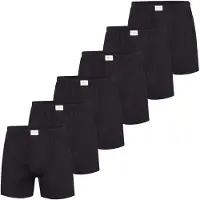 Phil&Co. Boxershorts ' Jersey Loose Fit ' zwart