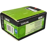 Lexmark 80C20K0 (802K) Toner Zwart