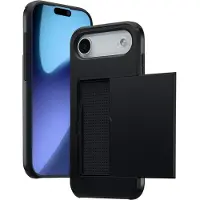IMoshion Backcover met pasjeshouder voor de Apple iPhone Air - Zwart