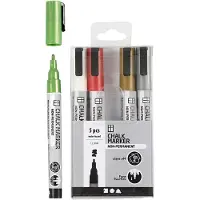 Packlinq Krijtstiften, lijndikte 1,2-3 mm, metallic kleuren, 5 stuk/ 1 doos