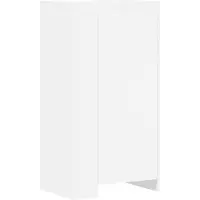 vidaXL Schoenenkast 52x37,5x100 cm bewerkt hout wit