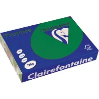 Clairefontaine Trophée Intens, gekleurd papier, A4, 120 g, 250 vel, dennengroen