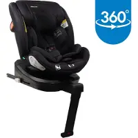 MamaLoes Lio Zwart 40-150 cm 360° i-Size Autostoel