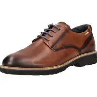 Pikolinos Heren Bruine leren schoenen (40), Leer, Plat, Veters, Casual M7D-4289