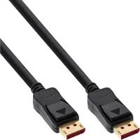 Nedis DisplayPort-Kabel | DisplayPort Male | DisplayPort Male | 8K@60Hz | Vernikkeld | 3.00 m | Rond | PVC | Zwart | Label - CCGL37014BK30