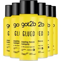 Got2b Glued Hairspray - Haarstyling - Haarspray - Ultra-sterke Fixatie - 72u Hold - Voordeelverpakking - 6x 300ml
