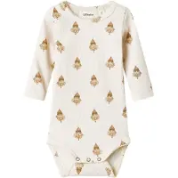 Name it Rompertje/body 'Zirkus' beige / lichtbruin