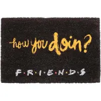 Inny Deurmat Friends 40 X 60 Cm Pvc/kokosvezel Zwart