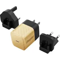 Energizer A20MUGD Multi Plug Oplader Reisstekker (US, UK, EU) | 20W - 4A (Goud)
