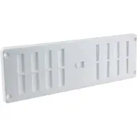 Star X Starx schuifrooster afsluitbaar - kunststof - 80 x 250 mm - wit