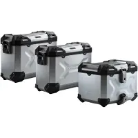 SW-Motech Adventure set TRAX ADV - Zilver. Triumph Tiger 800 Modelle (10-).