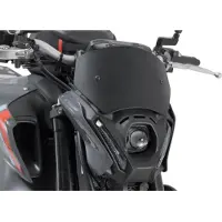 SW-Motech Voorruit - Zwart. Yamaha MT-09 / MT-09 SP (20-23).