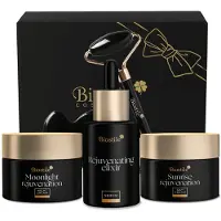 Biostile – Anti-Aging Cadeauset – Voor Stralende en Jeugdige Huid - Nachtcrème - Dagcrème - Serum- 130 ml