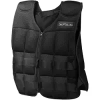 DH FitLife Verstelbaar gewichtsvest 10KG/20KG/30KG voor spieropbouw en krachttraining | verzwaarde vest | loopvest dames heren | fitness trainingsvest