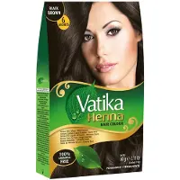 Vatika Naturals Vatika Henna Haarkleuring Zwart Bruin 6 sachets