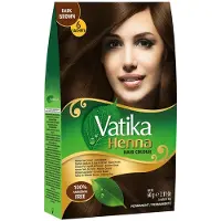Vatika Naturals Vatika Henna Haarkleuring Donkerbruin 6 sachets