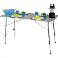Eurotrail Cadiz L - Campingtafel - 121 x 61 cm - Grijs