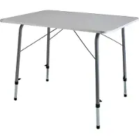 Eurotrail Cadiz L - Campingtafel - 121 x 61 cm - Grijs
