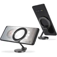 Ntech telefoonhouder Zwart - Magnetische telefoonhouder -H900 Smartphone ring houder- Autohouder telefoon Dashboard Telefoonhouder Met Magneet en Zuignap