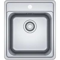 Franke Bell - Spoelbak BCX 610-42, 48x42 cm, rvs 101.0698.241