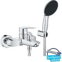 GROHE QuickFix Start - Badkraan met accessoires, chroom 25283002