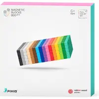 PIXIO Magnetic Blocks - 800 stuks - 16 kleuren - Magnetische blokjes