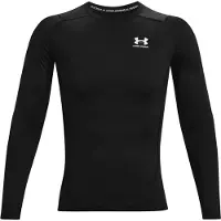 Under Armour Heatgear Long Sleeve T-shirt Zwart 3XL / Regular Man