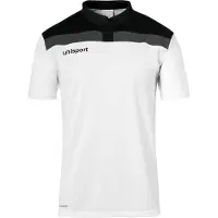 Uhlsport Offense 23 Short Sleeve Polo Wit 3XL Man