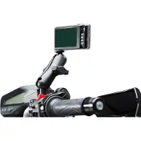 SW-Motech 1" bal voor M10 spiegeldraad - Voor M10 x 1,25 mm schroefdraad. Voor RAM Arm. Zwart.