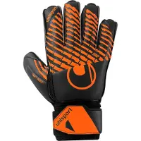 Uhlsport FM Soft Resist+ Flex Frame Keepershandschoenen Kids Zwart Feloranje