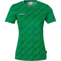 Uhlsport Progressive 28 Short Sleeve T-shirt Groen 2XL Vrouw