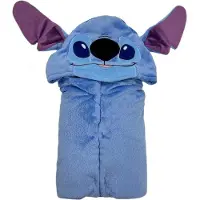 Stitch Lilo & Stitch: Fleece deken met kap - 120X150cm