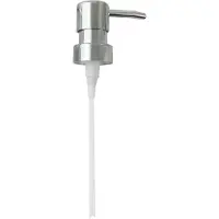 MSV Vervangingspomp voor Zeepdispenser - Zeeppomp met Chroomafwerking - Kunststof Zeephouder Pomp voor Zeephouder