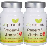 Unipharma 2x Cranberry & Vitamine C 90 Tabletten