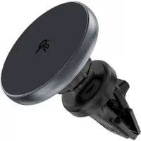 4smarts 541486 oplader voor mobiele apparatuur Smartphone Grijs Draadloos opladen Auto