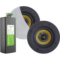 Aquasound bluetooth 4.0 versterker 2x10W wit tmn20easyco