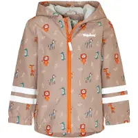 Playshoes Functionele jas brokaat / petrol / donkeroranje / wit