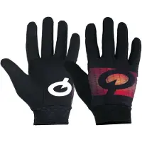 Prologo Faded Long Gloves Black / Orange || Maat: XL