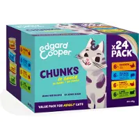 Edgard & Cooper Adult Cat - Multipack Chunks in Sauce