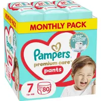 Pampers - Premium Protection Pants - Maat 7 - Mega Pack - 80 luiers - 15+ kg