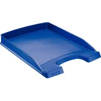 Leitz Plus Brievenbakje 5237 Slim A4 Blauw 25,5 x 35,7 x 3,5 cm