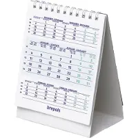 Brepols Bureaukalender kwartaal 2025 staand 10x13 spiraal