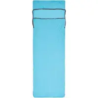 Sea to Summit - Lakenzak - Breeze Sleeping Bag Liner Rectangular w/ Pillow Sleeve voor Unisex - Blauw