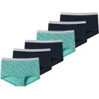 Schiesser Onderbroek navy / turquoise / wit