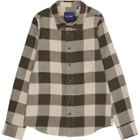 Only & Sons Junior Overhemd 'OSJGUDMUND' kaki / olijfgroen