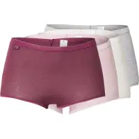 Sloggi Broekje 'Basic+' grijs gemêleerd / bessen / lichtroze / wit